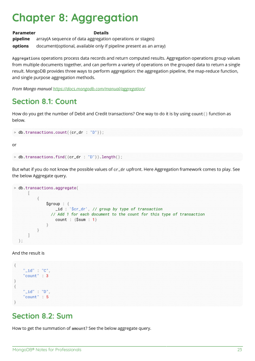 MongoDB® Example Page 2