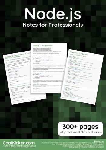 NodeJS book